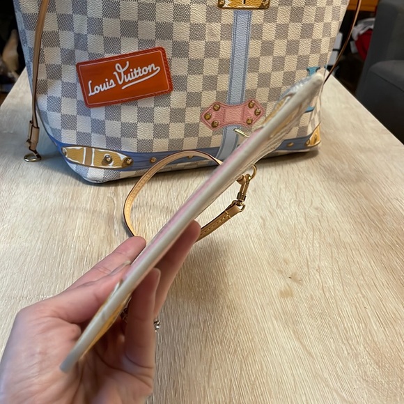 🛑SOLD🛑Louis Vuitton Summer Trunks Neverfull POUCH 🎆Limited Edition 🎆 - Picture 7 of 11